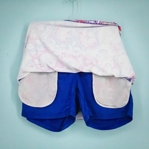 Title Nine Size Small S Majestic Floral Print Pull On Active Outdoor Skort - Picture 3 of 8